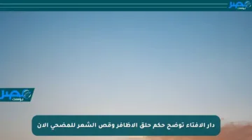 دار الإفتاء توضح حكم حلق الأظافر وقص الشعر للمضحي الآن